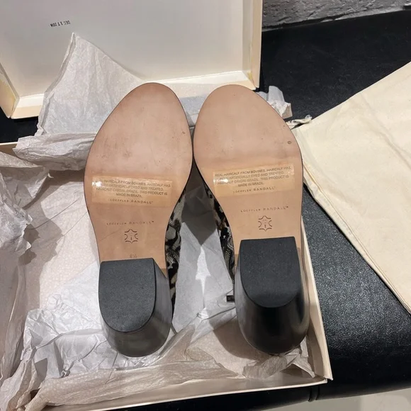 NEW Loeffler Randall Calf Hair Ankle Boots 8 - Picture 10 of 16